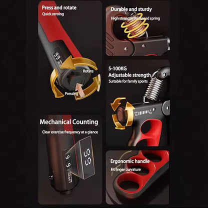 5-100 KGAdjustable Hand Gripper |Grip strengthener | P2 Modern Style