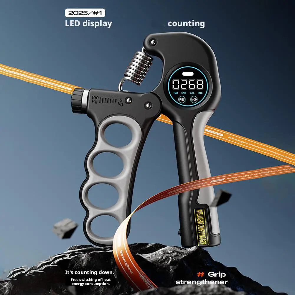 Adjustable Liquid Crystal Electronic Counting Hand Strength Training Finger Grip Premium Hand Exercise Product