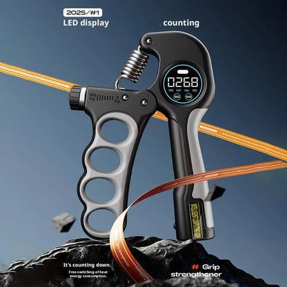 Adjustable Liquid Crystal Electronic Counting Hand Strength Training Finger Grip Premium Hand Exercise Product