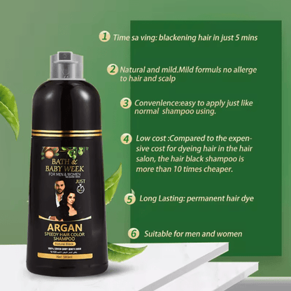 Argan Speedy Hair Color Shampoo (Original) 500ml (BBWS-N-GF-ZAM)